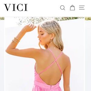 VICI Petal Dust Maxi Dress in Rose